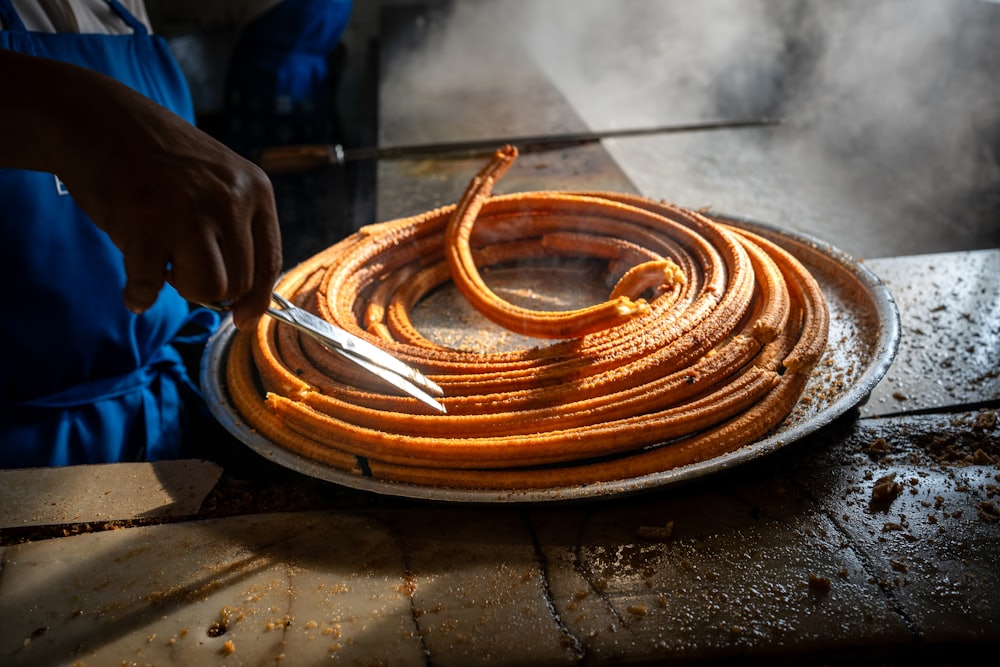 Churros dusted with cinnamon sugar