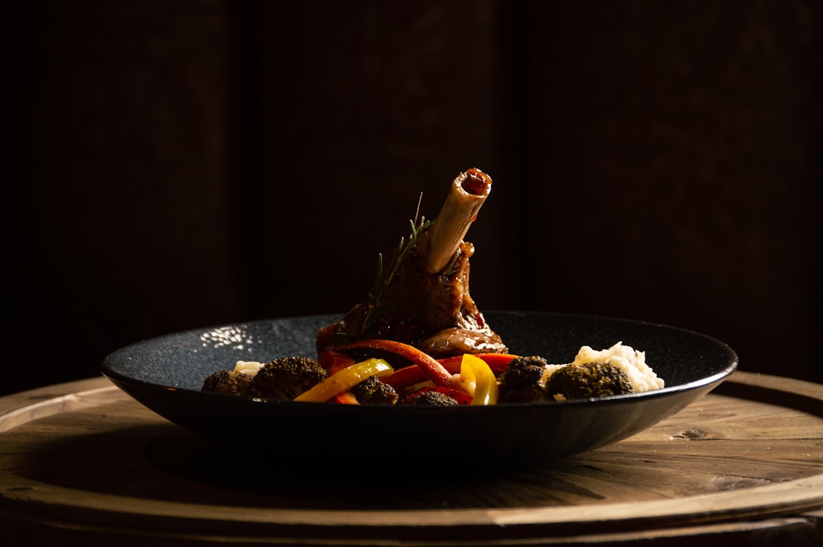 A signature plated dish